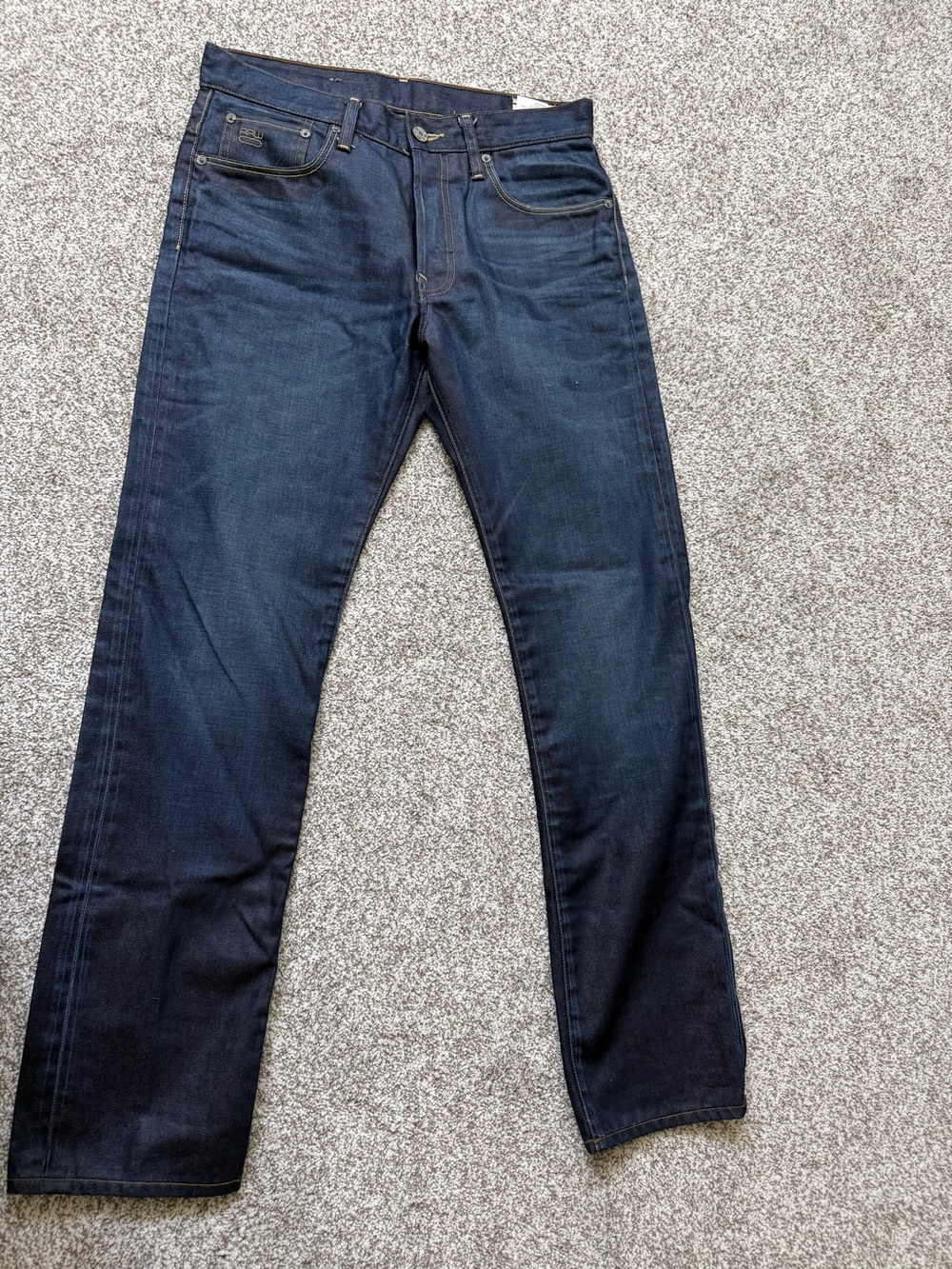 G-Star Dark Indigo Straight Jeans